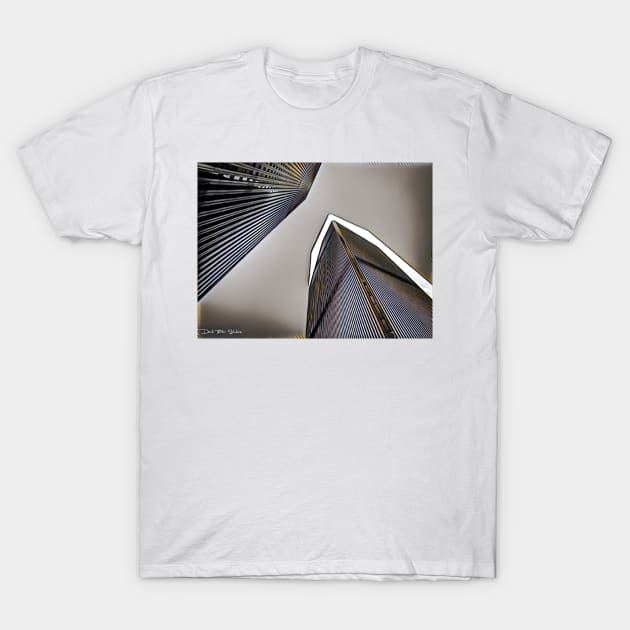 Twin Towers - 9/07/01 - Graphic 1 T-Shirt by davidbstudios